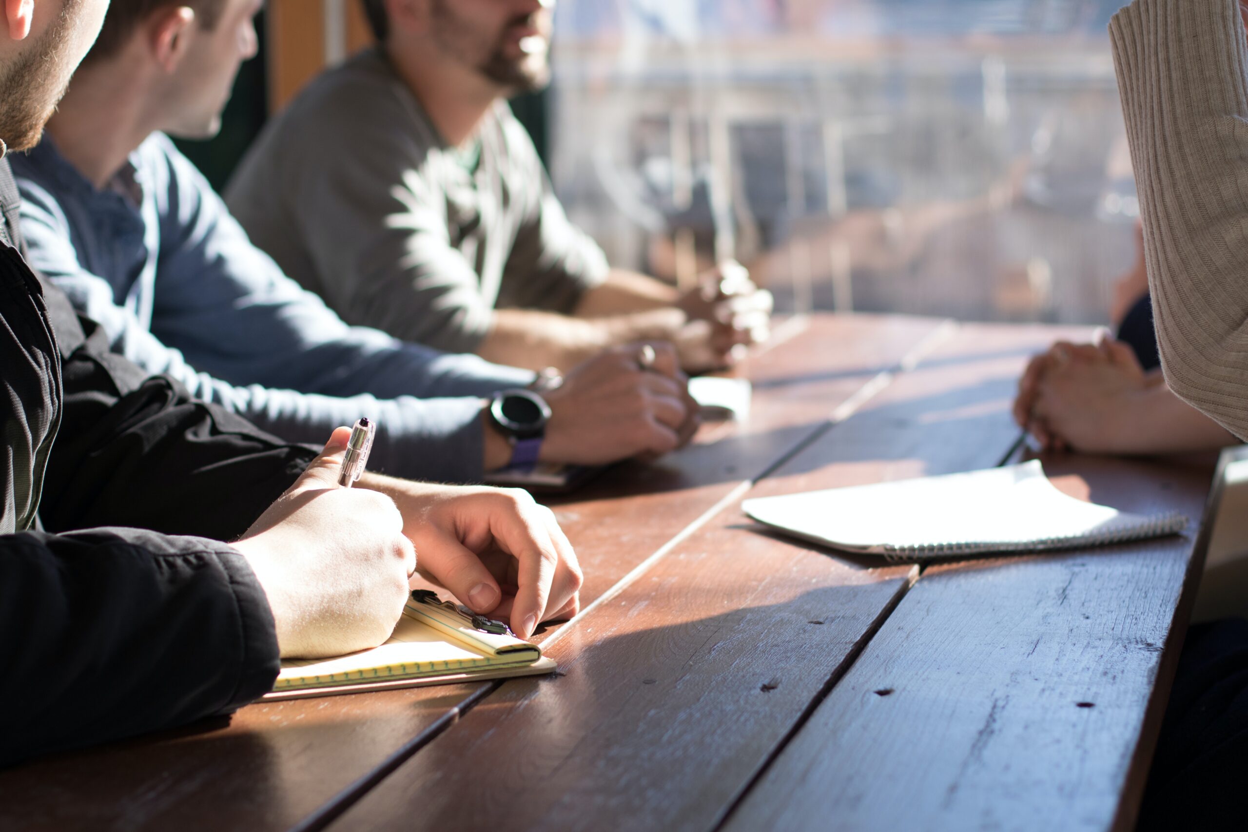 Designers around conference table